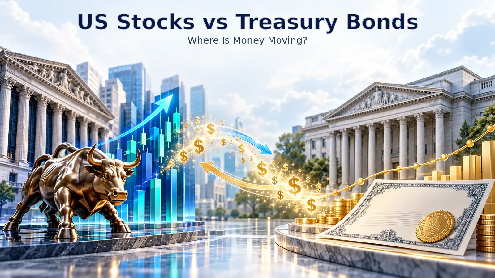 US Stocks vs. Treasury Bonds: Where Is Money Moving?